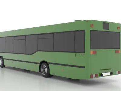 Mercedes-Benz O405NU Low Low-poly 3D model