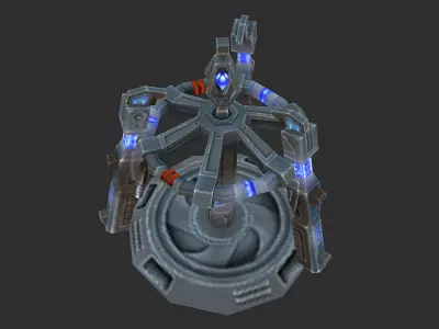 Machinery - Turret 05 3D model