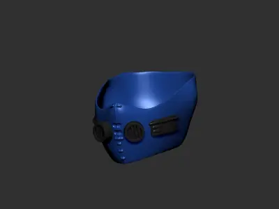 helmet high poly sculpt 3d printable  3D model 131
