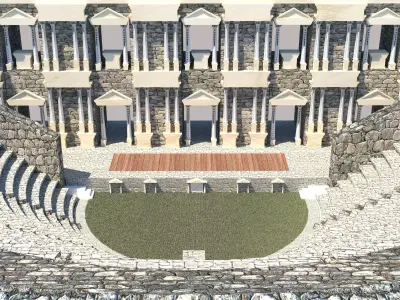 Roman Theater  3D model