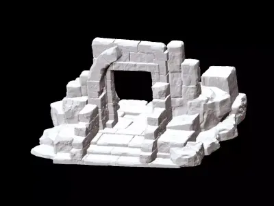 Ancient Gate for 3D Printing 3D print model