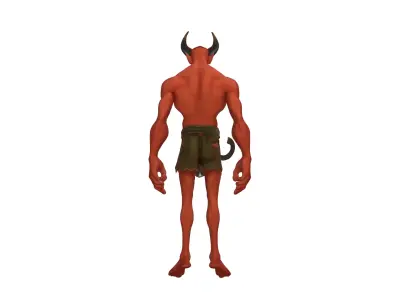 3D Devil Character Model 3D model