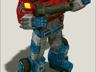 Transformers The War Within  Low-poly 3D model