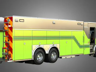 Ferrara Fire Apparatus - Heavy Rescue 3D model