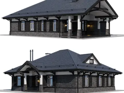 Modern house 17 3D model