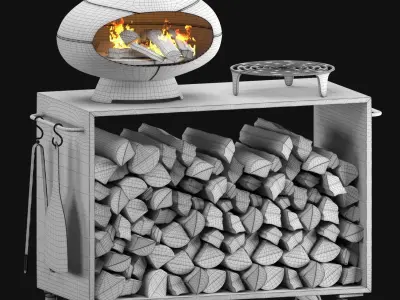Morso forno garden set 3D model