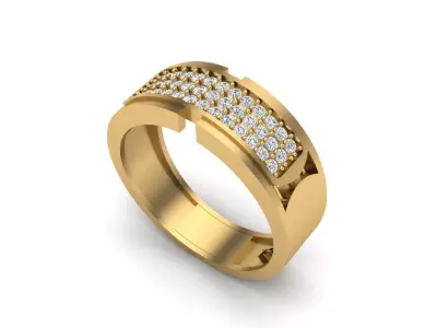 Jewelry ring 337 3D print model