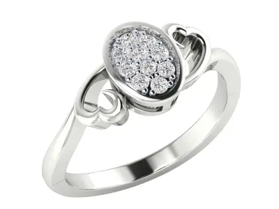 Women Ring Render 3dm STL MTL SLC JCD OBJ FBX Details 3D print model shop