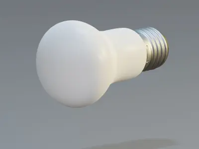 Classictone Superlux light bulb Low-poly 3D model