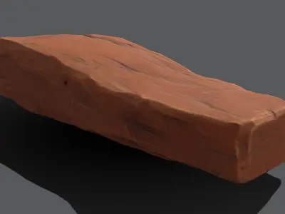Rock Stone Low-poly 3D model