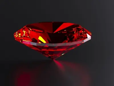 Brilliant diamond 3D model