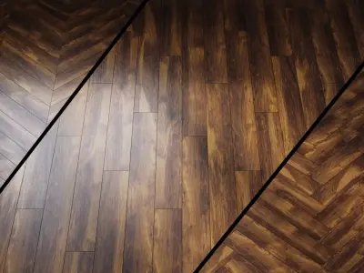 Laminate Ter Hurne Grand Line Chestnut Velvet Brown 1869 3D model