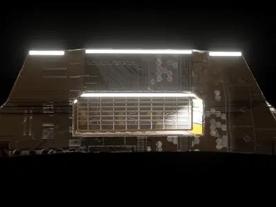 Base mesh for military game assets 3D print model