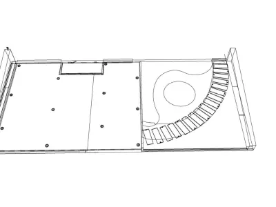 Garden design 3D model