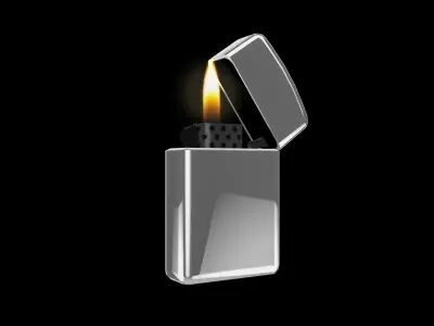 Lighter Low-poly 3D model