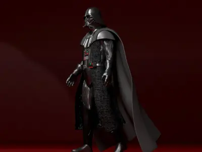 darth vader Low-poly 3D model