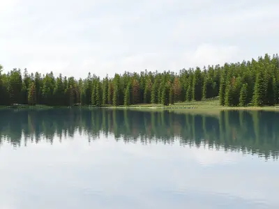 Mountain landscape 3D model