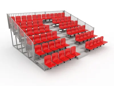Collection Bleachers 2 3D Model Pack