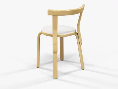 Artek 68 chair 3D model