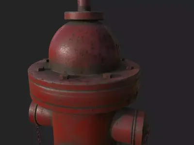 Fire Hydrant 3D model 44