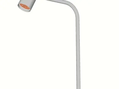 Modern Metal Table Lamp Set 3D model