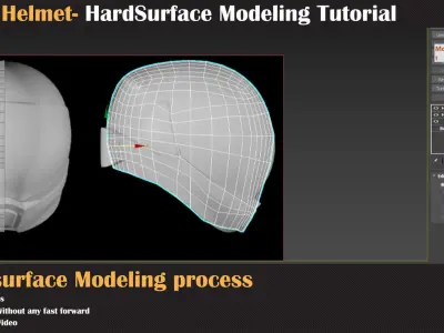 Hardsurface Tutorial Collection Vol3 - Scifi Helmet   3D model