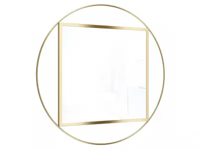 Mirror in a metal frame GZ-M1029 3D model