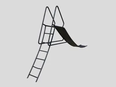 Old Slide Low-poly 3D model