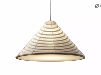 N-PL01 Pendant Lamp by Norm Architects for Karimoku Case 1000 mm 3D model