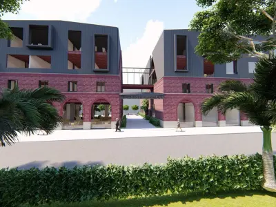 Fine Arts High School - Full Project 3D model