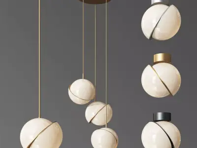 Crescent lighting by Lee Broom 3D model