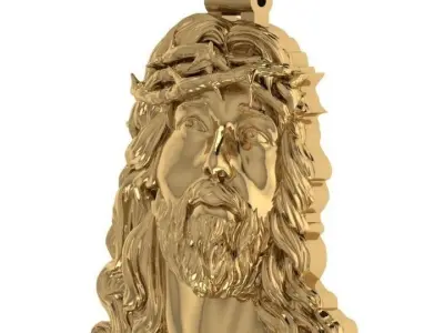 jesus face 3D model