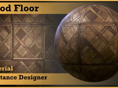 Wood Floor - VOL 02 - substance designer Texture