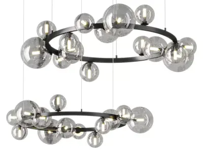 Chandelier RAINBOW BOLLE 3D model