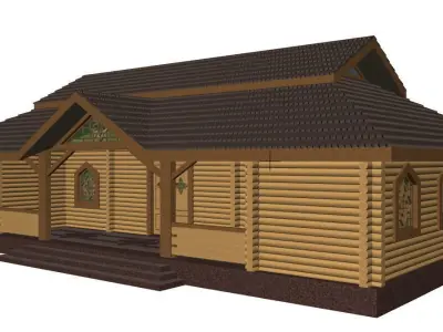 building wooden 3D model