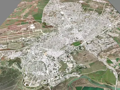 Cityscape Diyarbakir Turkey 3D model