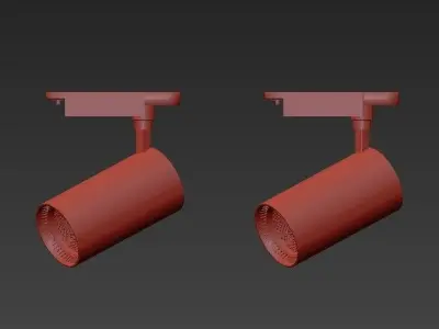 LED COB Track Rail Light AC85 265V 3D model