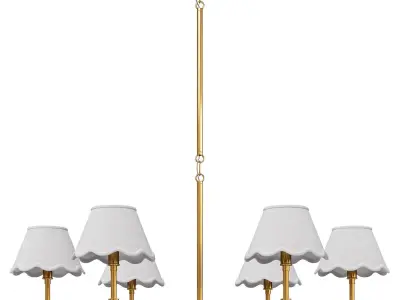 Serena and Lily chandelier Larkspur 3D model
