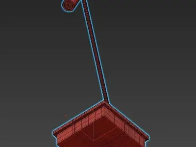 ELAMP desk lamp with base 3D model