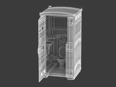 Portable Toilet  3D model