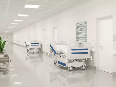 Hospital Hallway 002 3D model