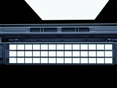 Concert Lights Truss Set of 2 High-Quality 3D model