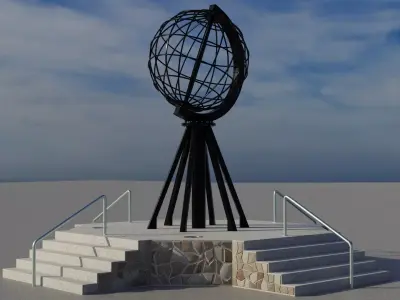 Nordkapp Globe 3D model