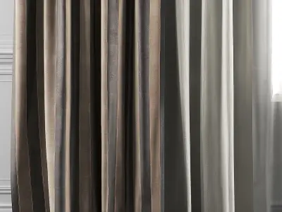 Curtain Set 13 3D model