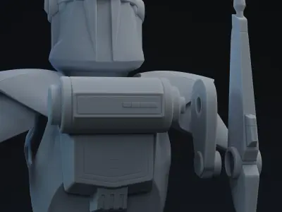 Clone Breaker One-Twelfth Scale Printable Kit 3D print model