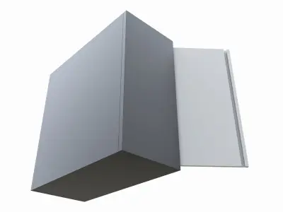 Metal Garage Wall Storage Cabinet with Lock 3D model