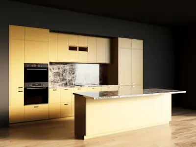 8-Kitchen8 matte 1 3D model