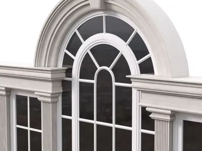 Architectural Classic Window 3D Model 15 3D model