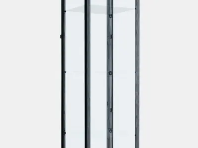 BLALIDEN Glass-door cabinet Low-poly 3D model purchase