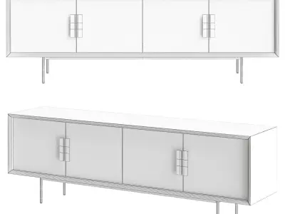 Sideboard Kenton Low-poly 3D model